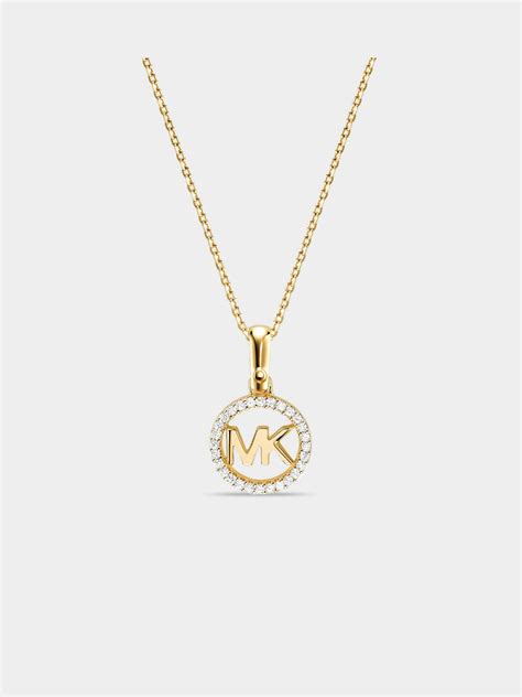 michael kors starter necklace|Michael Kors necklace and earrings.